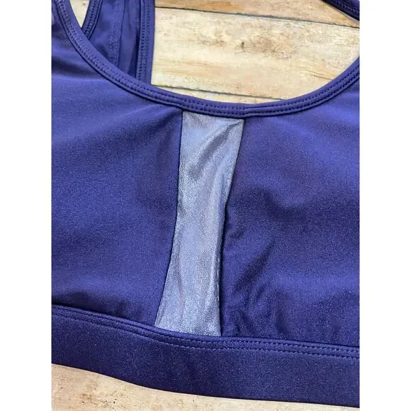Fabletics Brinley Sports Bra Eclipse (Deep Purple) Size Medium - Picture 5 of 9
